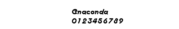 Fuente Anaconda.ttf