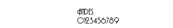 Fuente Andes.ttf