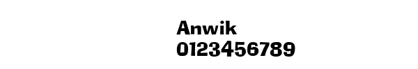 Fuente Anwik.ttf