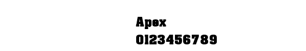 Fuente Apex.ttf