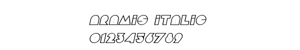 Fuente Aramis Italic.ttf