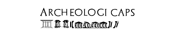 Fuente Archeologi caps.ttf