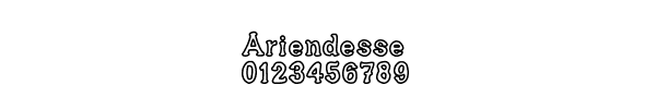 Fuente Ariendesse.ttf