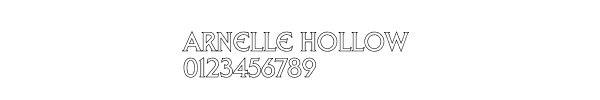 Fuente Arnelle Hollow.ttf
