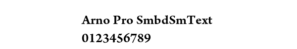 Fuente Arno Pro SmbdSmText.ttf