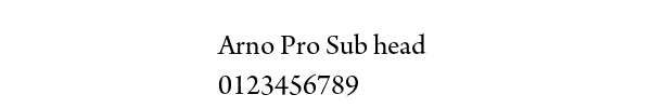 Fuente Arno Pro Sub head.ttf