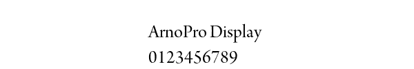 Fuente ArnoPro Display.ttf