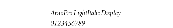 Fuente ArnoPro LightItalic Display.ttf