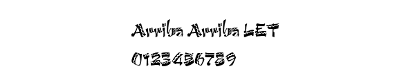 Fuente Arriba Arriba LET.ttf