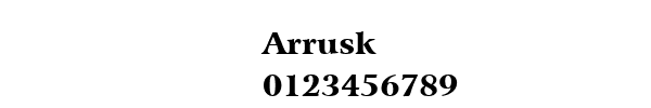 Fuente Arrusk.ttf