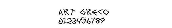 Fuente Art Greco.ttf