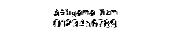 Fuente Astigama Tizm.ttf