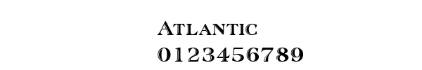 Fuente Atlantic.ttf