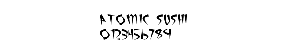 Fuente Atomic Sushi.ttf