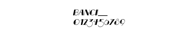 Fuente BANCI___.TTF