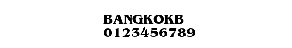 Fuente BANGKOKB.TTF
