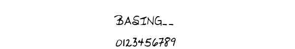 Fuente BASING__.TTF