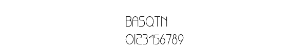 Fuente BASQTN__.TTF