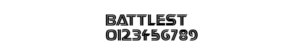 Fuente BATTLEST.TTF