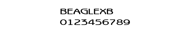 Fuente BEAGLEXB.TTF