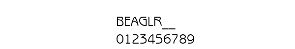 Fuente BEAGLR__.TTF