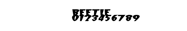 Fuente BEETLE.TTF