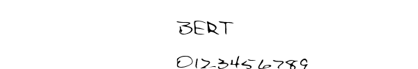 Fuente BERT.TTF