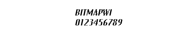 Fuente BITMAPWI.TTF