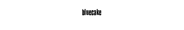 Fuente BLUECAKE.TTF