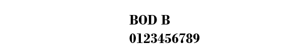 Fuente BOD B.TTF
