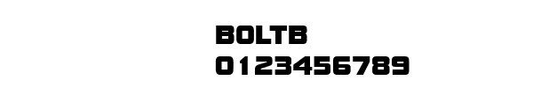 Fuente BOLTB.TTF