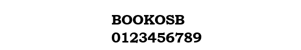 Fuente BOOKOSB.TTF