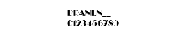 Fuente BRANEN__.TTF