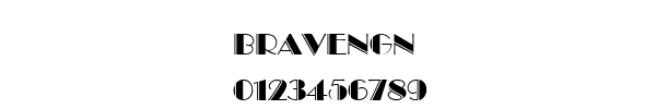 Fuente BRAVENGN.TTF