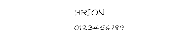 Fuente BRION.TTF