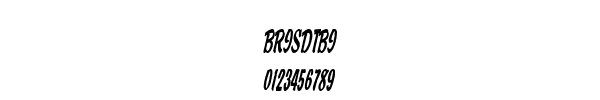 Fuente BRISDTBI.TTF