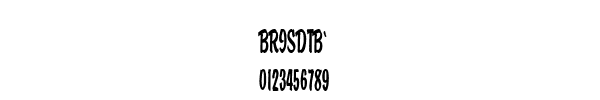 Fuente BRISDTB_.TTF