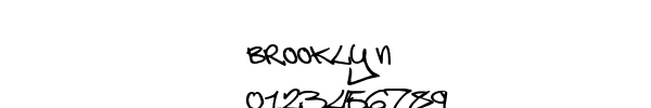 Fuente BROOKLYN.TTF