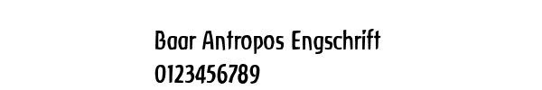 Fuente Baar Antropos Engschrift.ttf