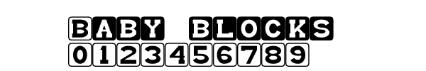 Fuente Baby blocks.ttf