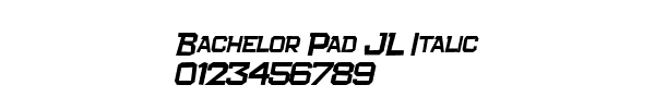 Fuente Bachelor Pad JL Italic.TTF