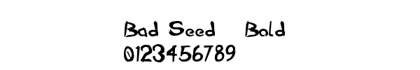 Fuente Bad Seed   Bold.TTF