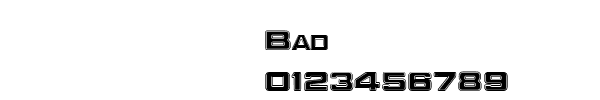 Fuente Bad.ttf