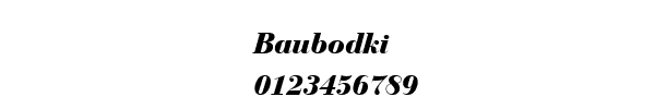 Fuente Baubodki.ttf