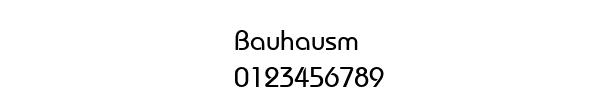 Fuente Bauhausm.ttf