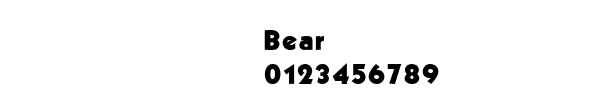 Fuente Bear.ttf