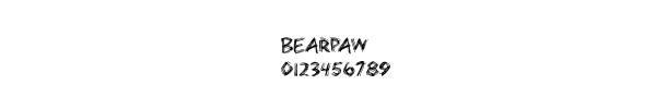 Fuente Bearpaw.ttf