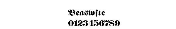 Fuente Beaswfte.ttf