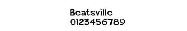 Fuente Beatsville.ttf