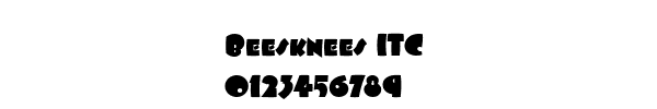 Fuente Beesknees ITC.ttf